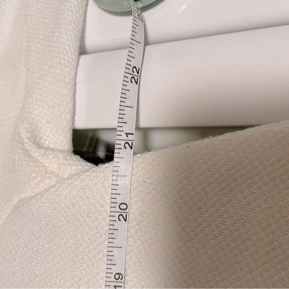 Wonderland By Orange White V-neck Waffle Knit Short‎ Sleeve Blouse Size Medium - Picture 4 of 6